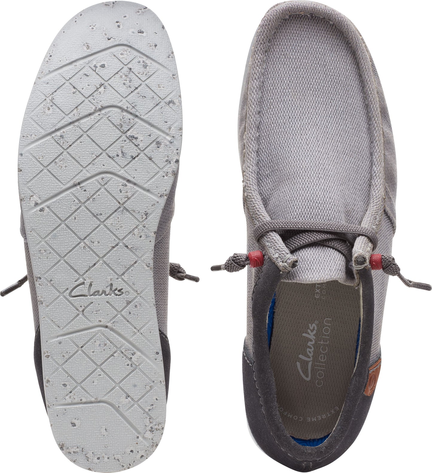 Clarks Shoes Shacrelite Moc Grey Combi