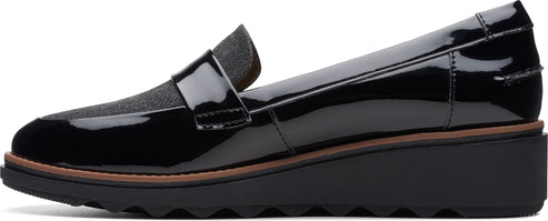 Clarks Shoes Sharon Gracie Black Interest