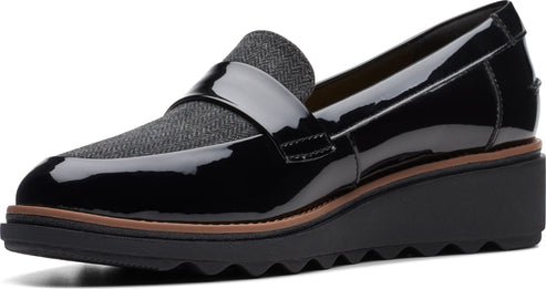 Clarks Shoes Sharon Gracie Black Interest
