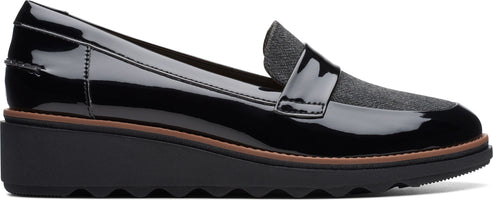 Clarks Shoes Sharon Gracie Black Interest