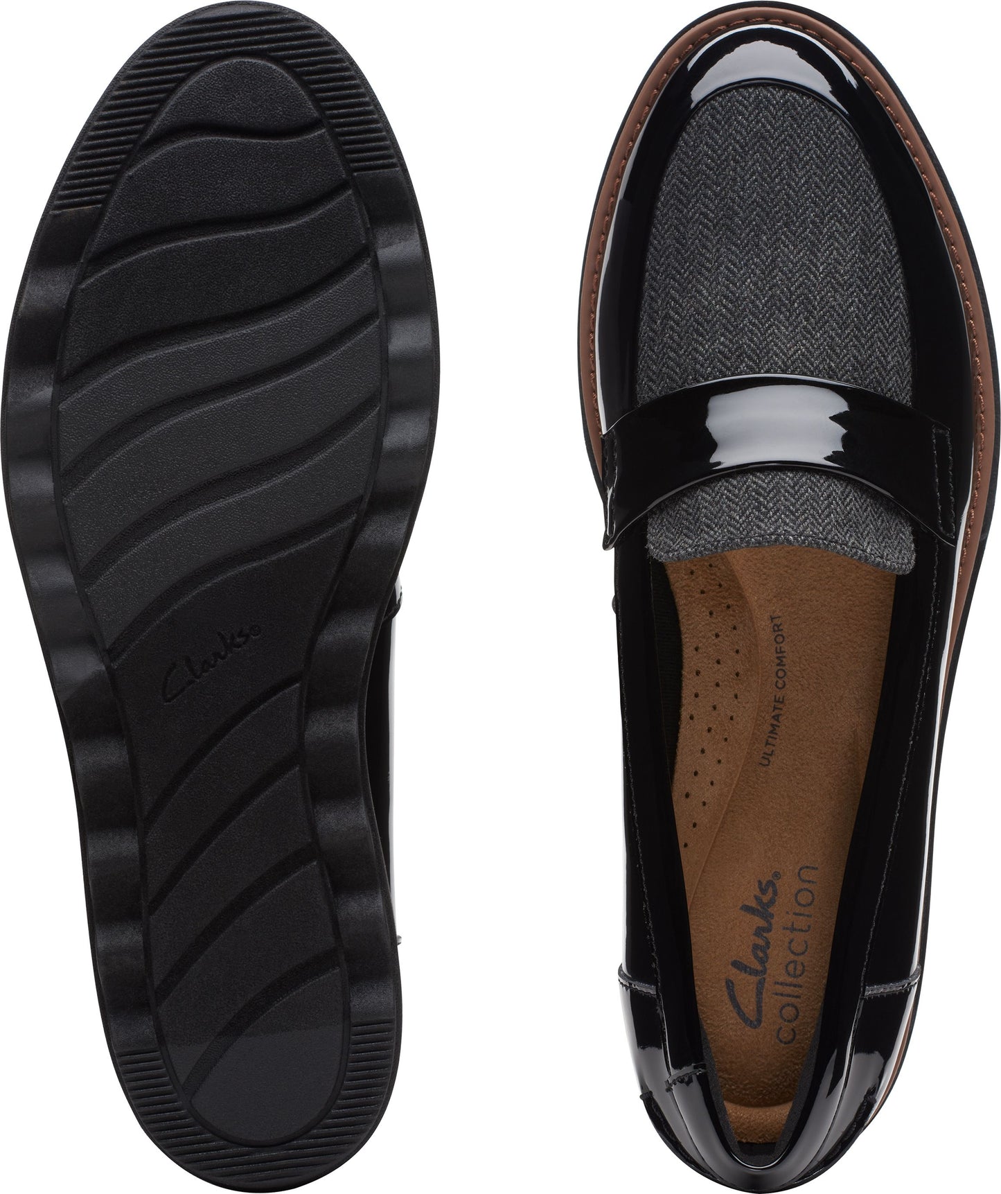 Clarks Shoes Sharon Gracie Black Interest