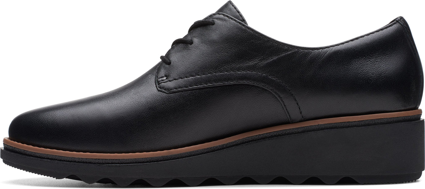 Clarks Shoes Sharon Rae Black Leather