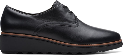 Clarks Shoes Sharon Rae Black Leather