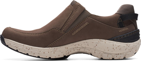 Clarks Shoes Wave Plateau Taupe Nubuck