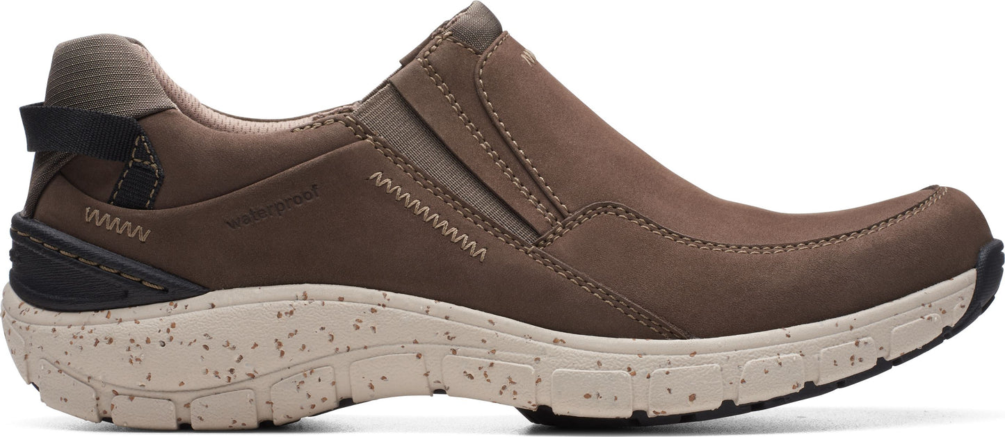 Clarks Shoes Wave Plateau Taupe Nubuck
