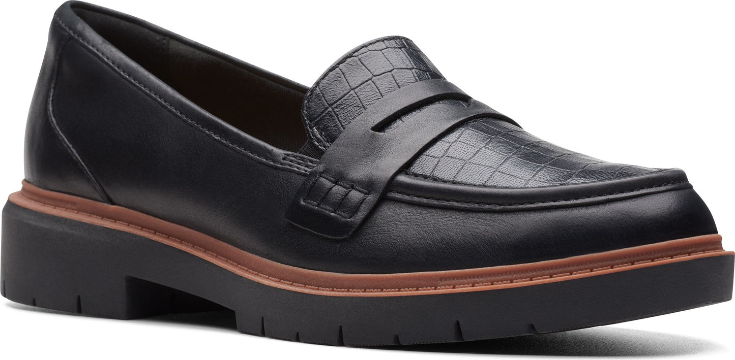 Clarks Shoes Westlynn Ayla Black Leather