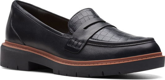 Clarks Shoes Westlynn Ayla Black Leather