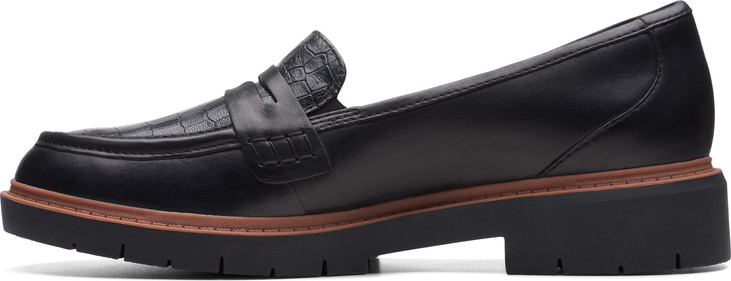 Clarks Shoes Westlynn Ayla Black Leather