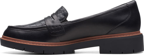 Clarks Shoes Westlynn Ayla Black Leather