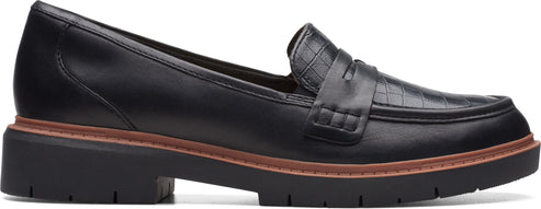 Clarks Shoes Westlynn Ayla Black Leather