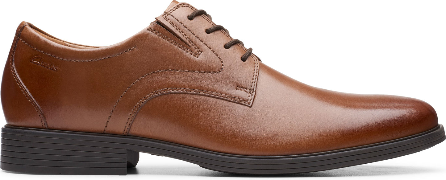 Clarks Shoes Whiddon Plain Dark Tan