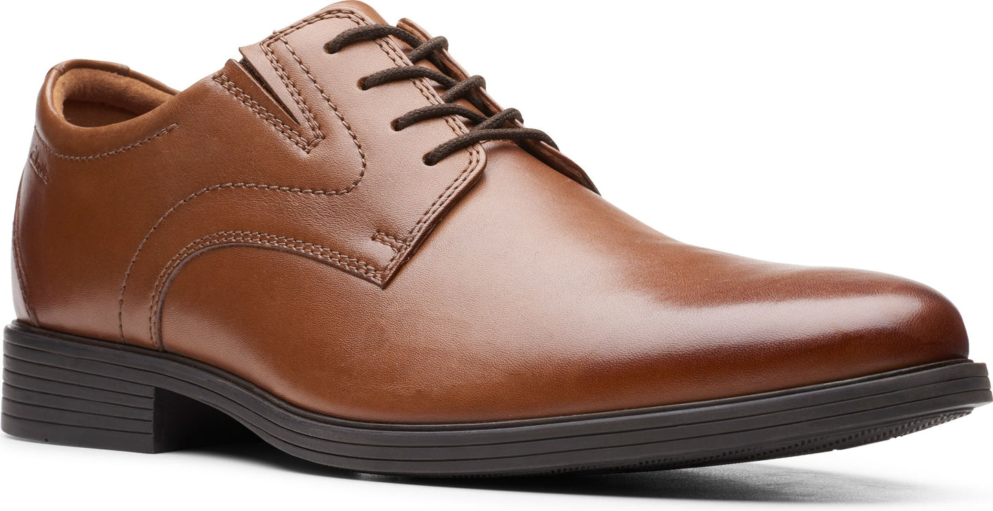 Clarks Shoes Whiddon Plain Dark Tan