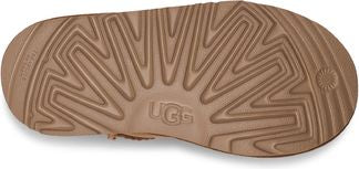 UGG sandal sole with lug pattern and logo.