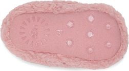 Pink slipper sole with circular grips.